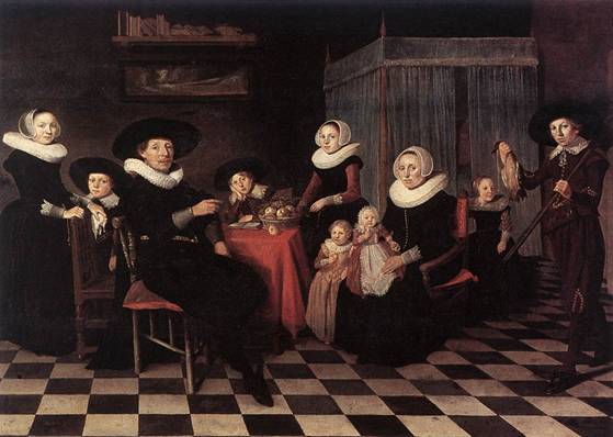 A Family Portrait ca. 1635   by Anthonie Palamedesz   1601-1673  Royal Museum of Fine Arts Antwerp